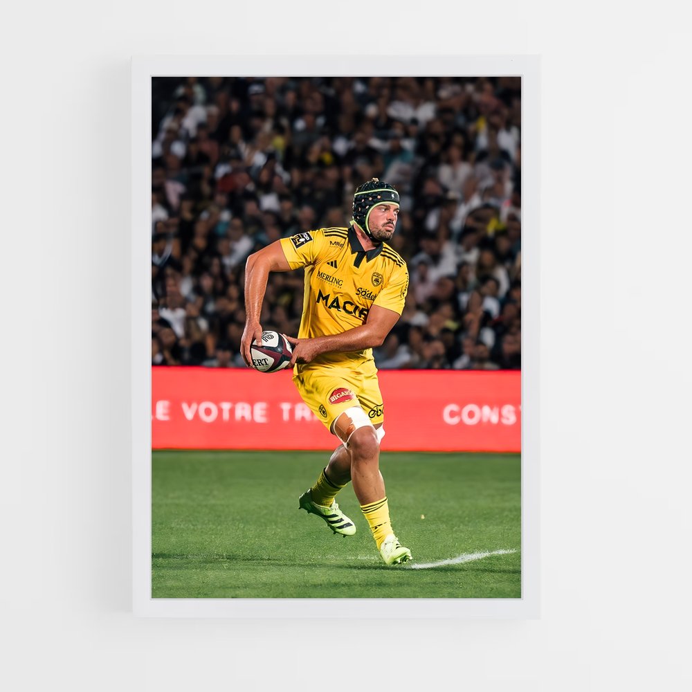 Poster Gregory alldritt – affiche Rugby (vue 3)